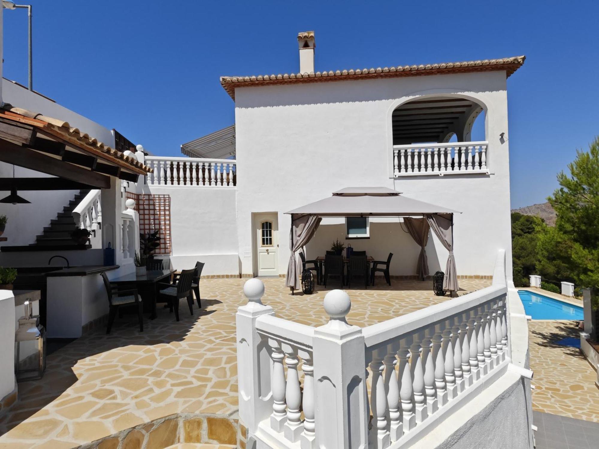 Villa"Kacper"Cerca De Gandia ,Con Vistas Al Mar Y Montanas ,Piscina 8-10 Personas Ador Exterior foto